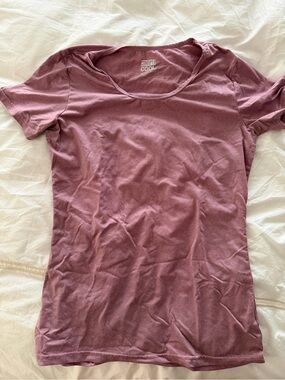 32 Degrees Women's Scoop Neck Tee in Dusty Mauve